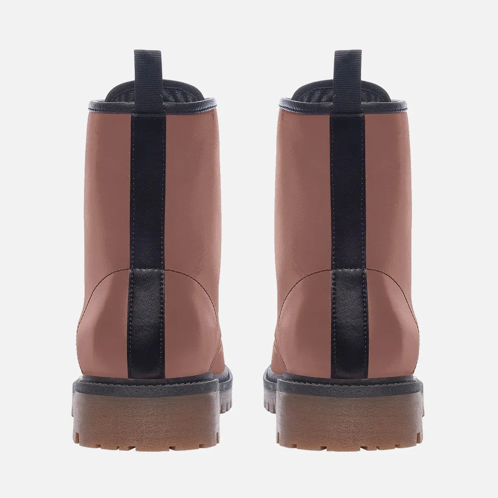 🛍️ Blush Pink Combat Boots – Power in Softness