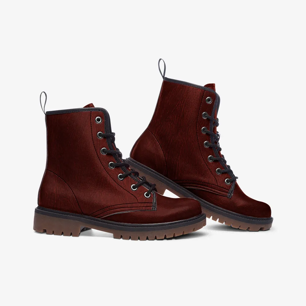 🛍️ Classic Brown Combat Boots – Timeless Strength & Style