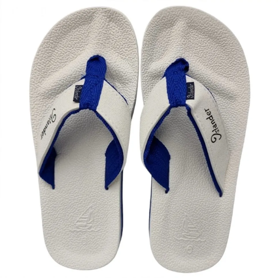 2100 Series Sandals (Flip Flops) - White / Blue