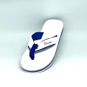 2100 Series Sandals (Flip Flops) - White / Blue
