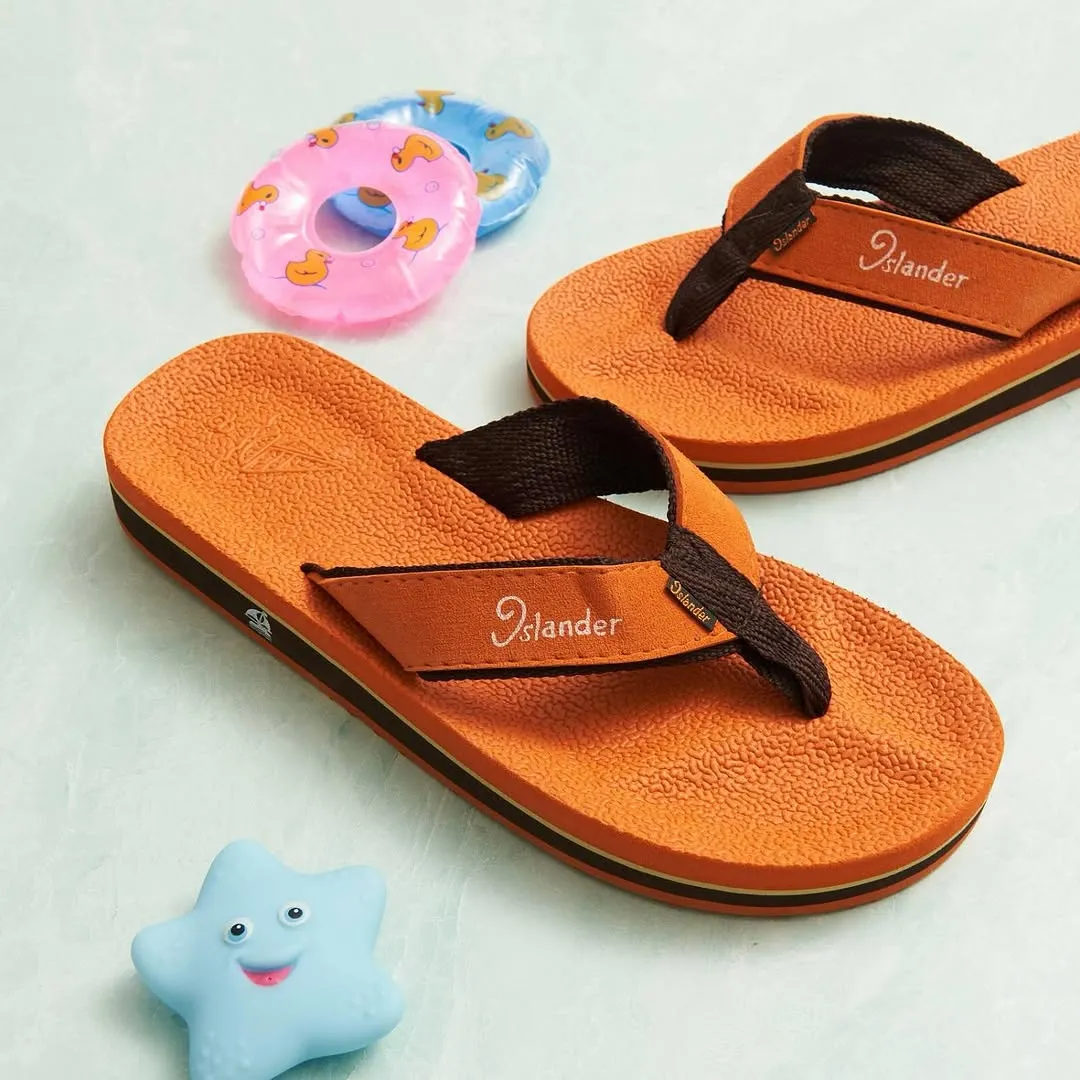 2200 Series Sandals (Flip Flops) - Orange Brown