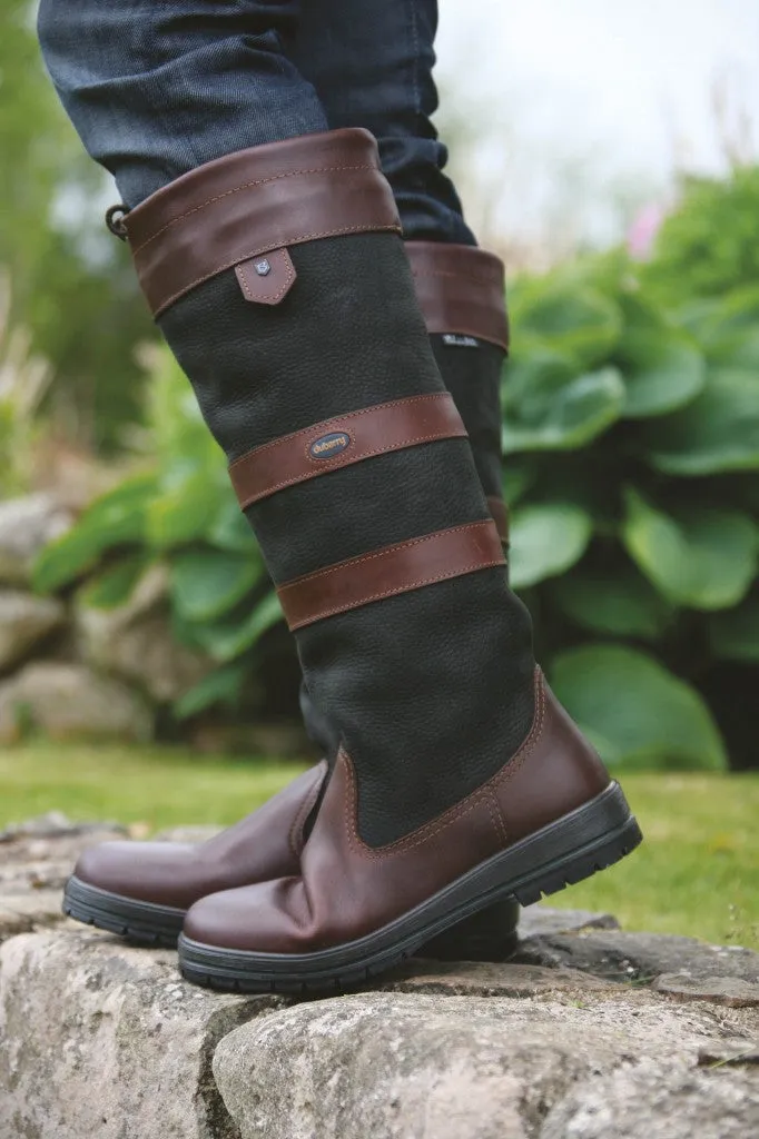 40% OFF DUBARRY Galway ExtraFit™ Country Boots - Black & Brown Size: UK 7 (EU 41)