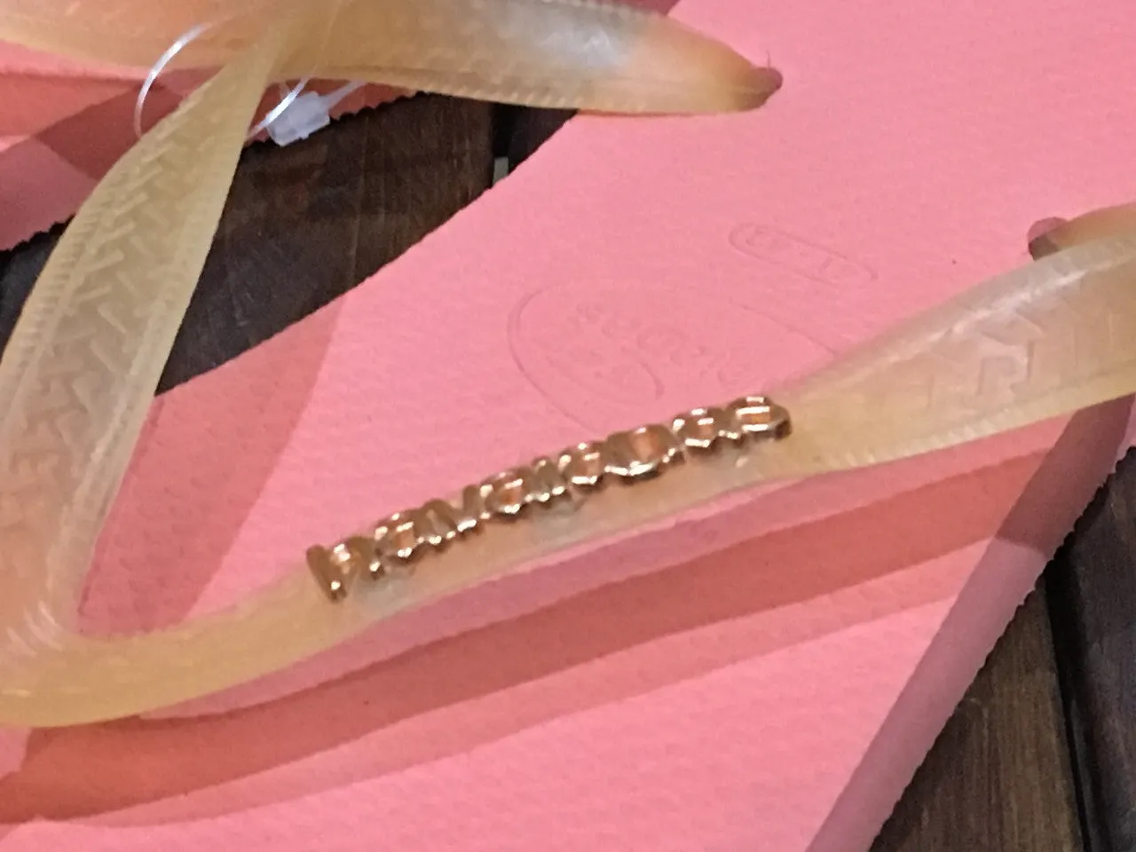 4127244 Havaianas Top Logo Metallic Sandal