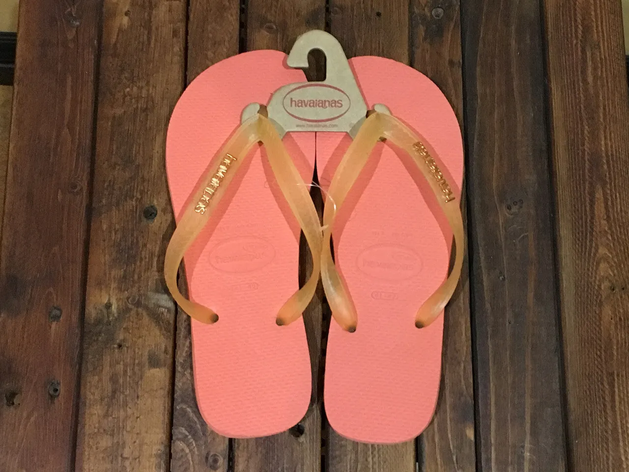 4127244 Havaianas Top Logo Metallic Sandal