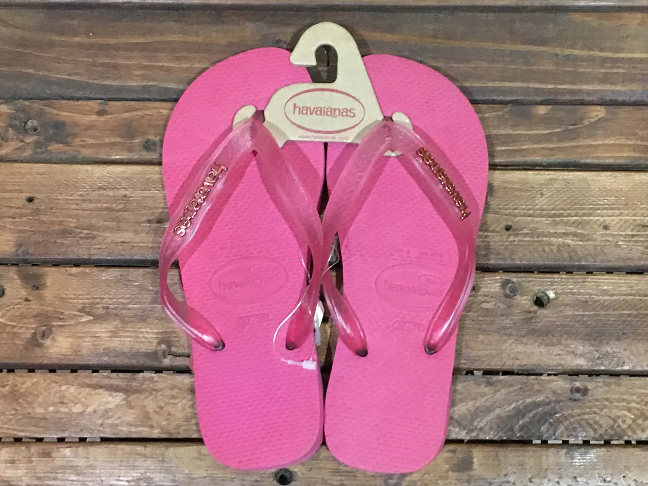 4127244 Havaianas Top Logo Metallic Sandal