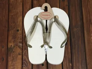 4127244 Havaianas Top Logo Metallic Sandal