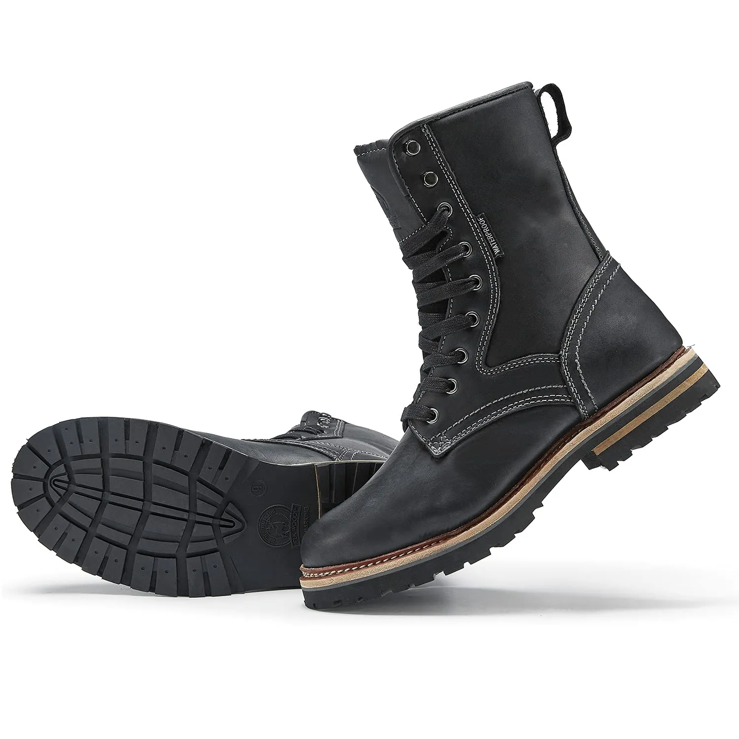 84430 ELK WOODS Men's Classic 8" Soft Toe Work Boot - Brown