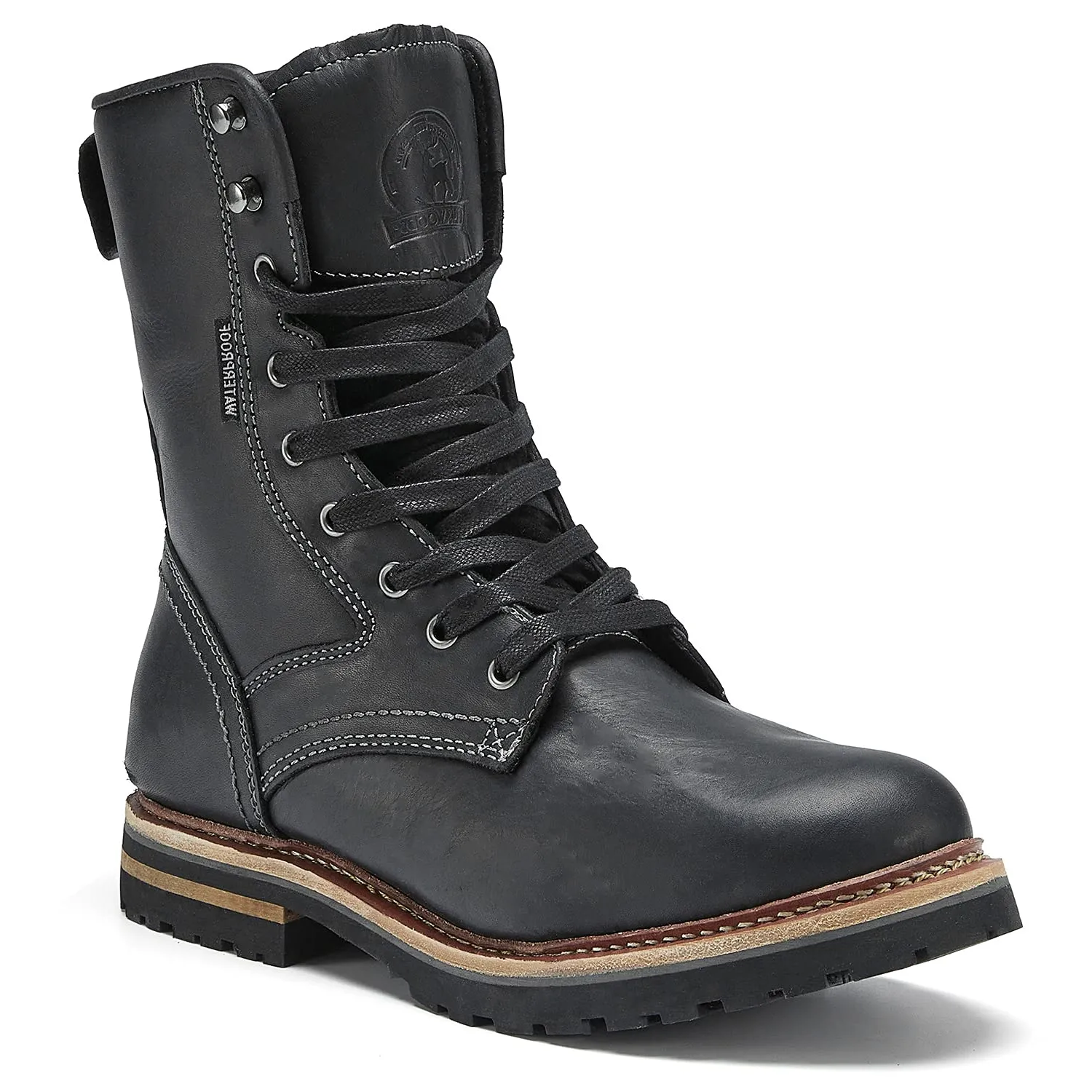 84430 ELK WOODS Men's Classic 8" Soft Toe Work Boot - Brown