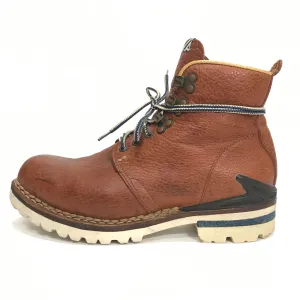 [9] Visvim Zermatt Boots Folk Leather Brown