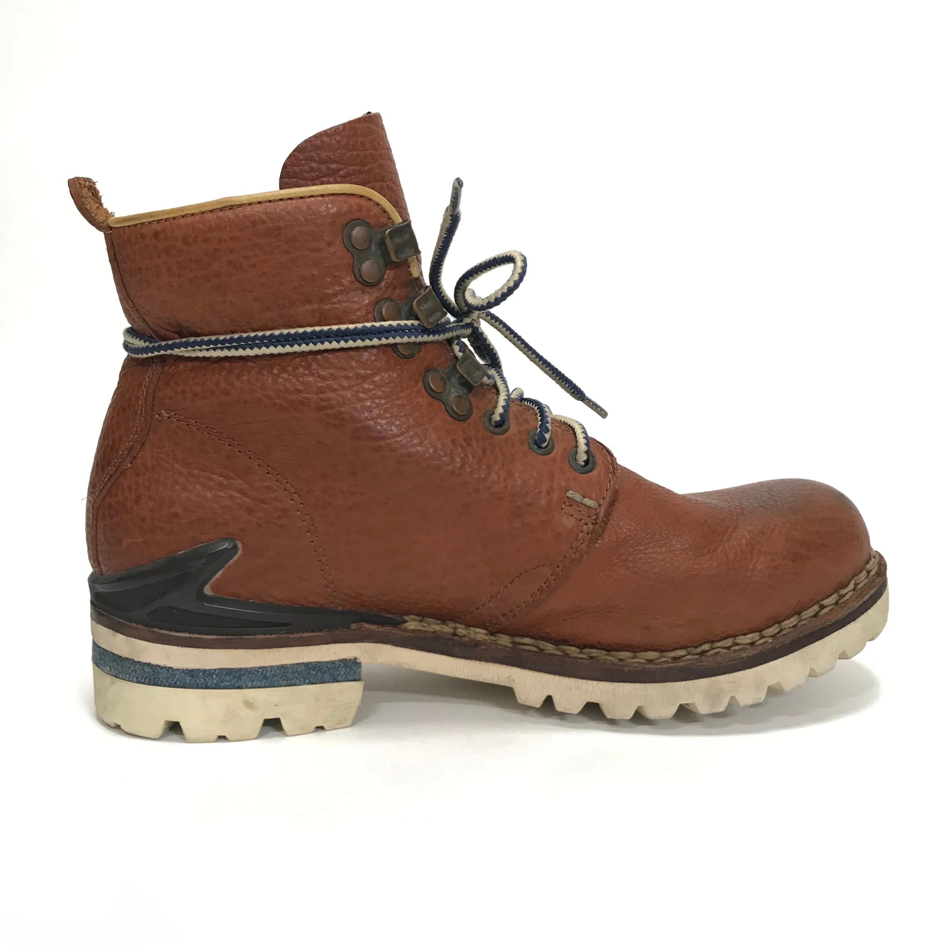 [9] Visvim Zermatt Boots Folk Leather Brown