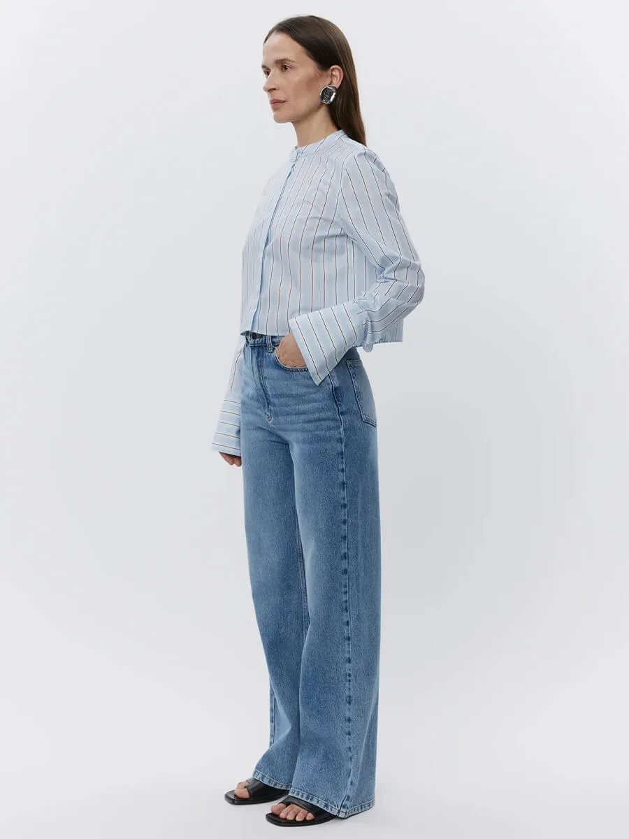 Alexi - Classic Stripe RD - Light Blue