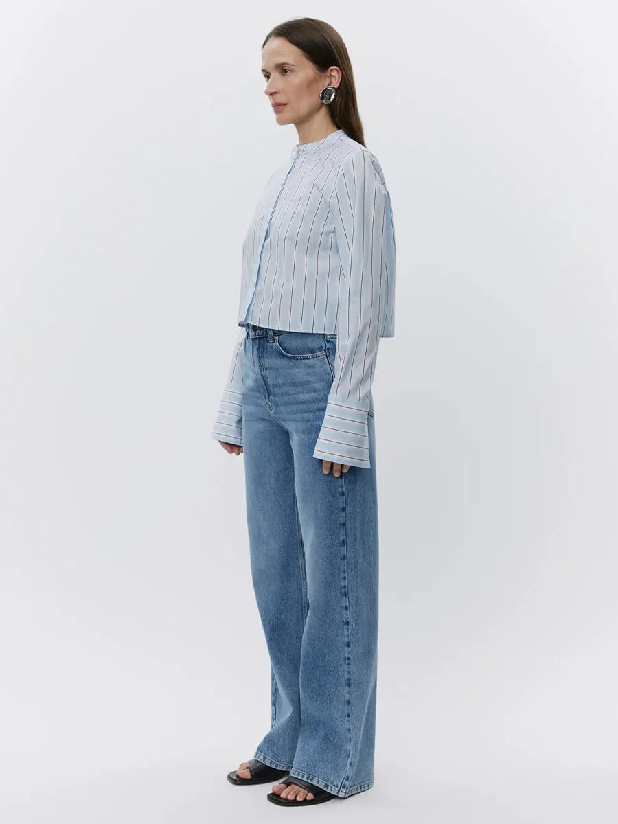 Alexi - Classic Stripe RD - Light Blue