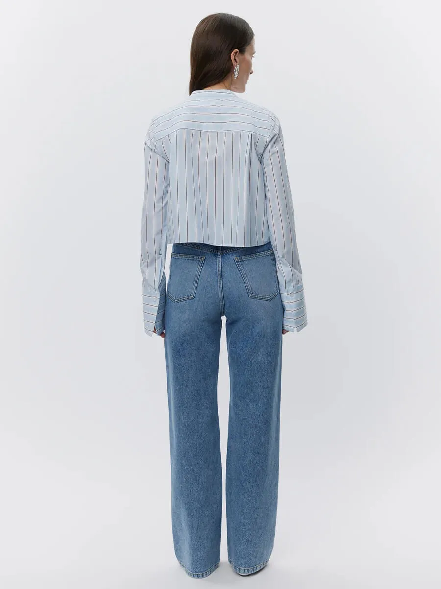 Alexi - Classic Stripe RD - Light Blue