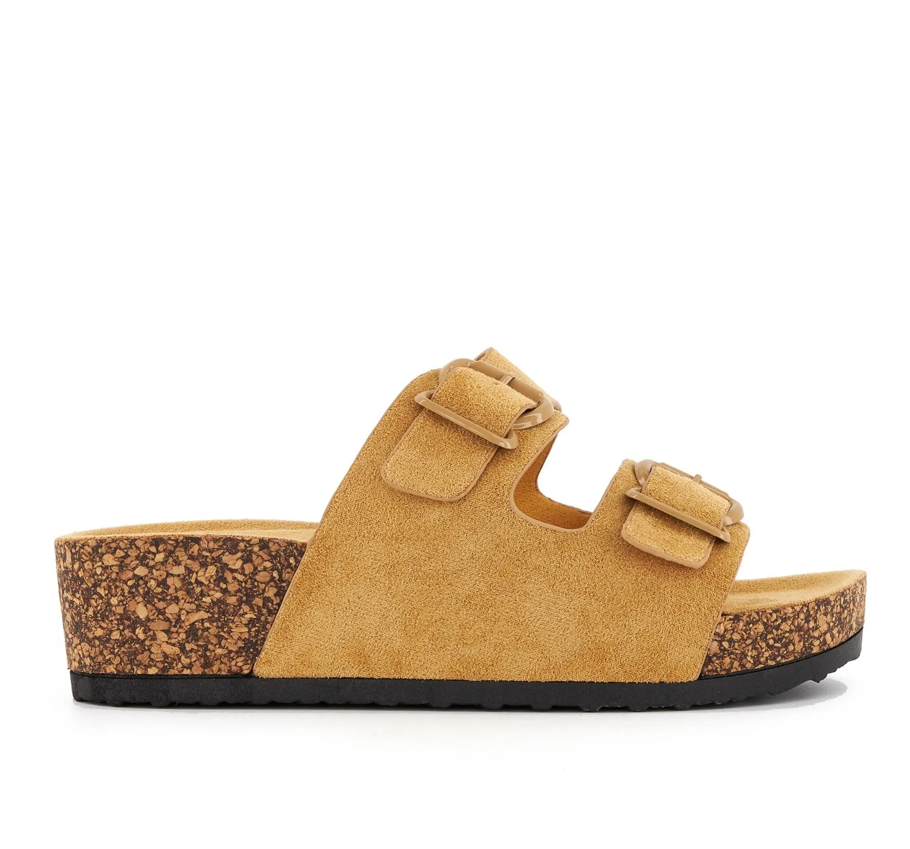 Andrea Double Strap Footbed Platform Sandals 66660