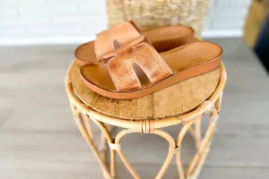 Antelope Alex Tan Leather Sandal