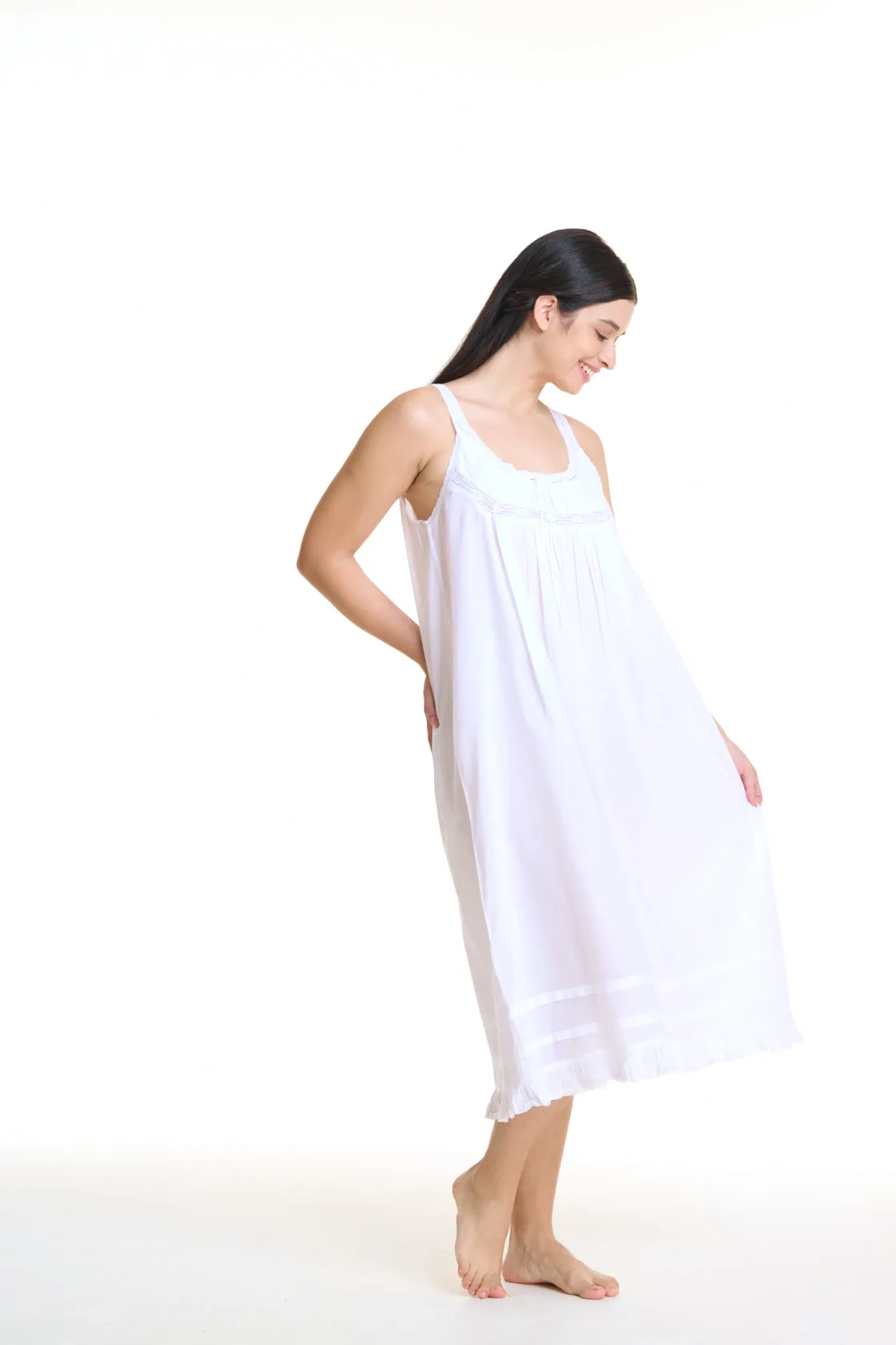 Arabella Laced Embroidery Nightie