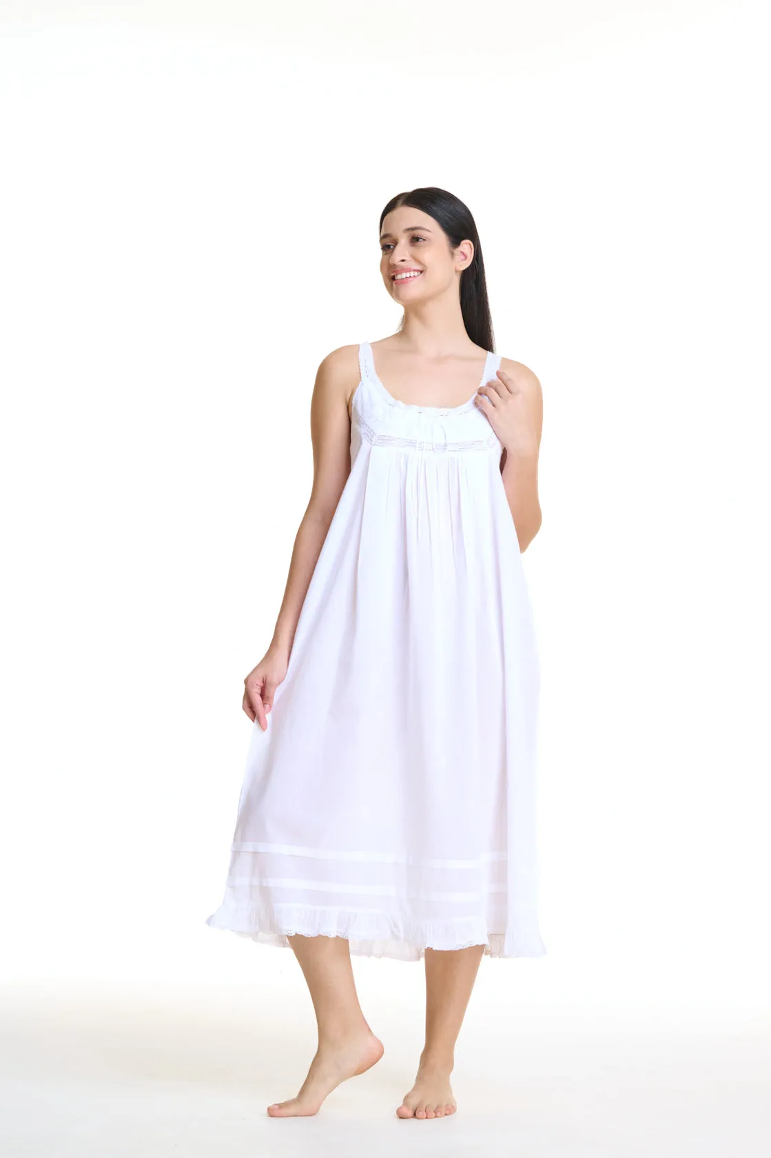 Arabella Laced Embroidery Nightie
