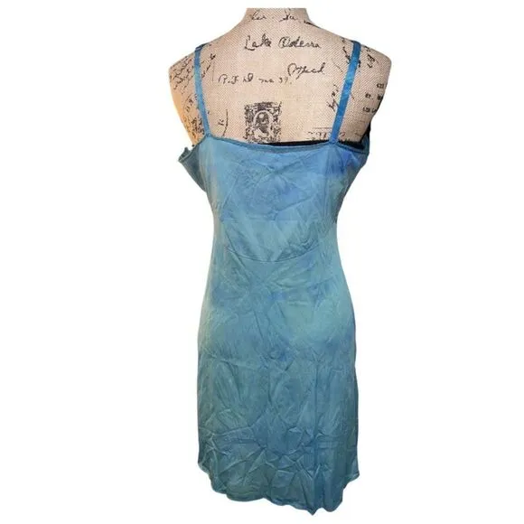 Aristocraft Women's Slip Dress Night Gown Sleepwear Vintage Blue Size 40