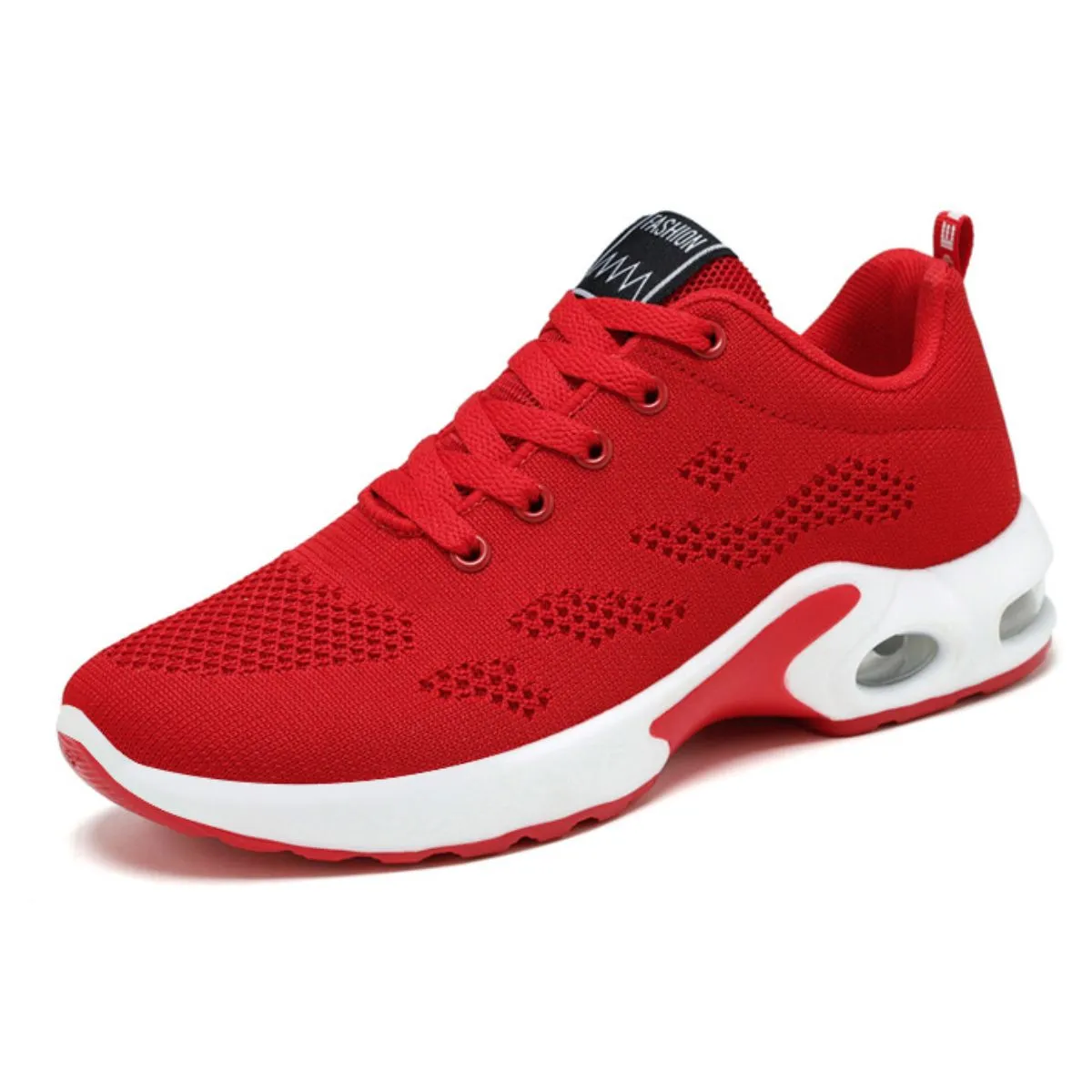 Athletic Shoes - Breathable Mesh Lace Up Athletic