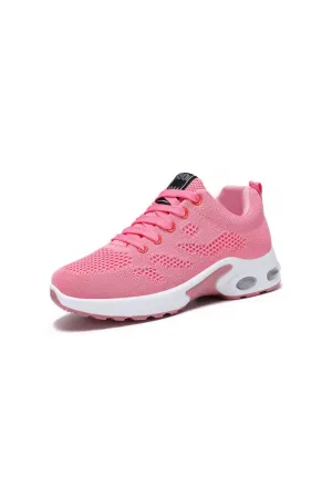 Athletic Shoes - Breathable Mesh Lace Up Athletic