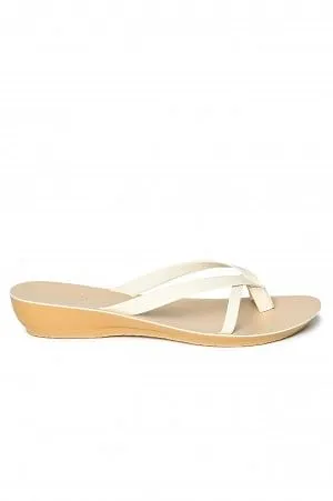 Aurelia Solid Ecru Almond Wedge