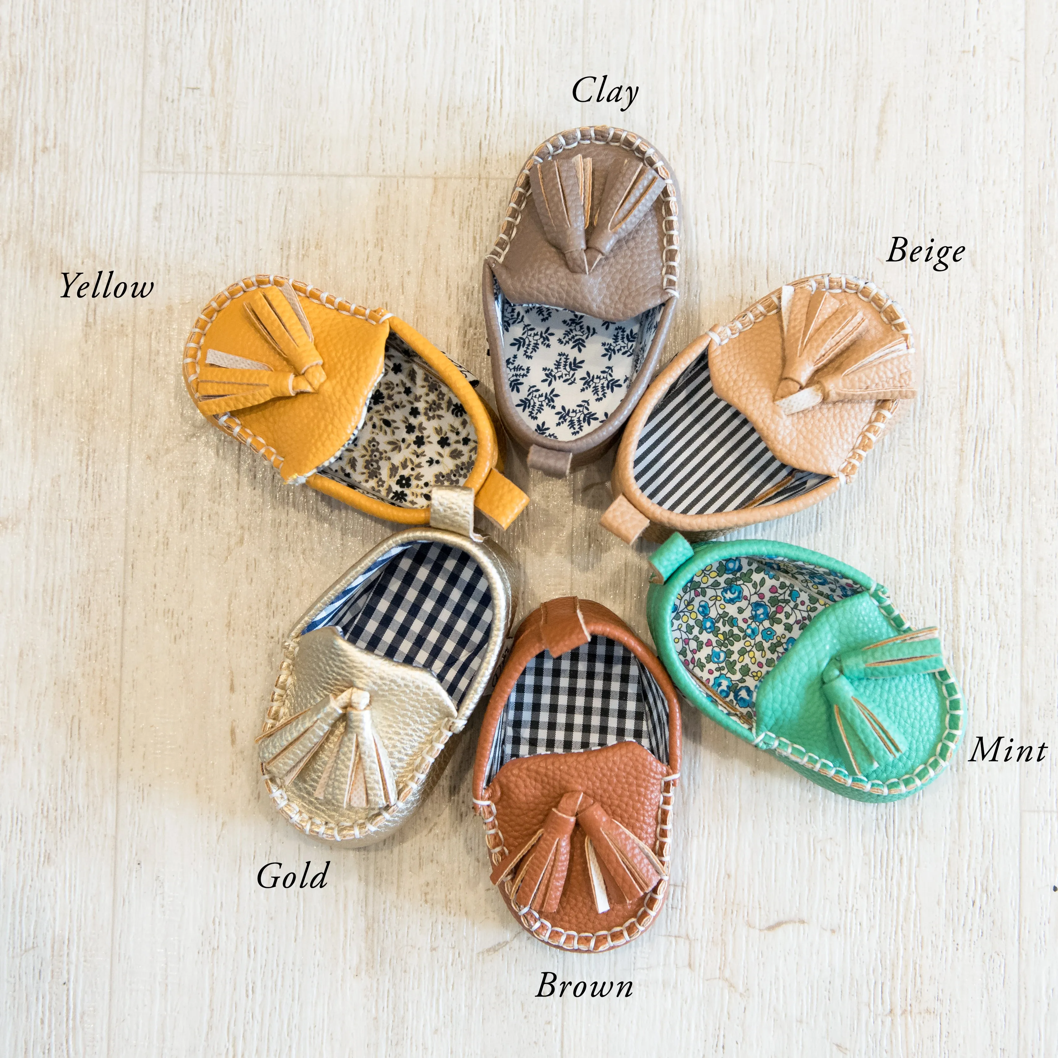 Baby Loafer Shoes with Tassels