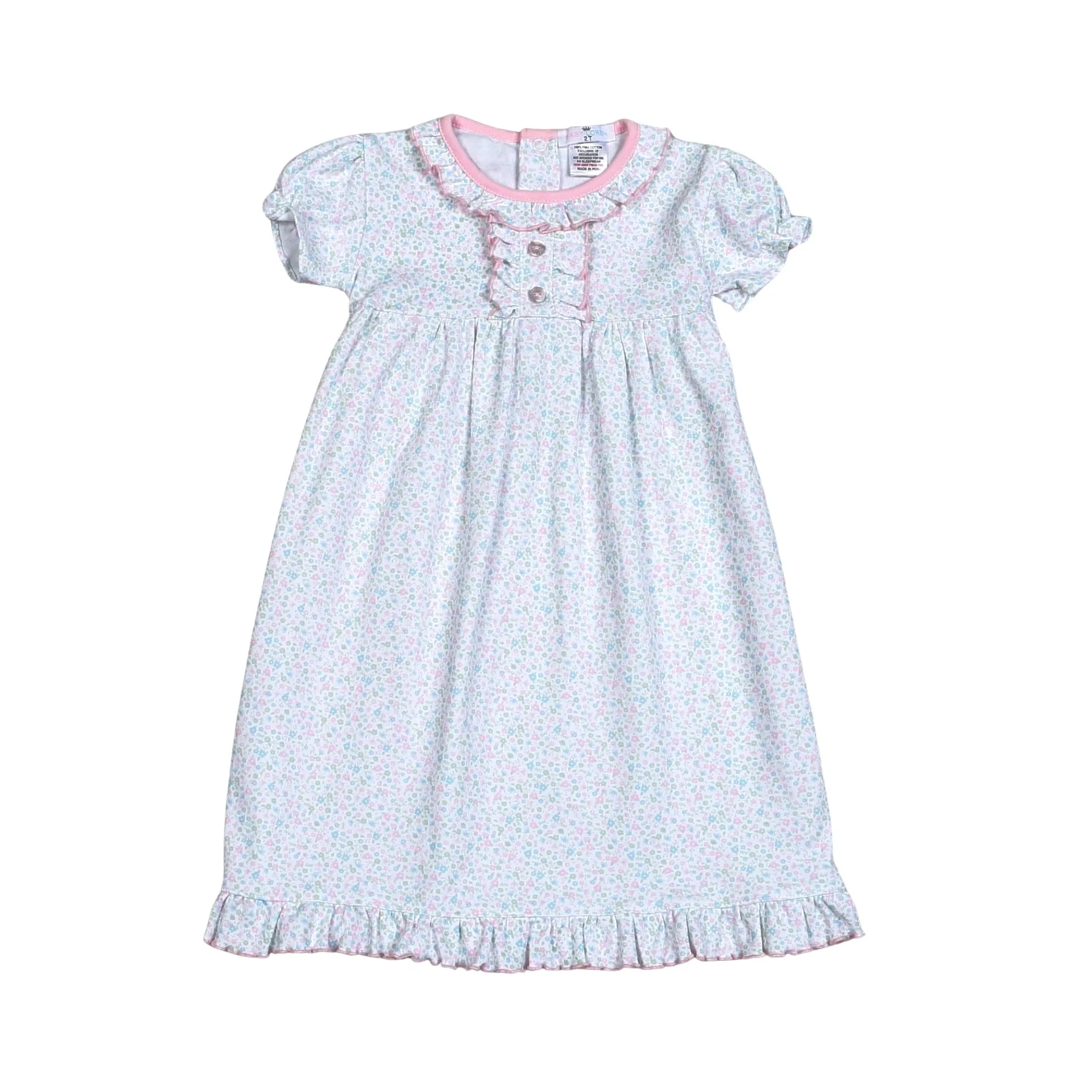 Baby Loren Girls Floral Nightgown