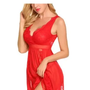 Babydoll Lingerie for Women Sexy Nightgowns  Bride Lace Chemise Lingerie Nighty