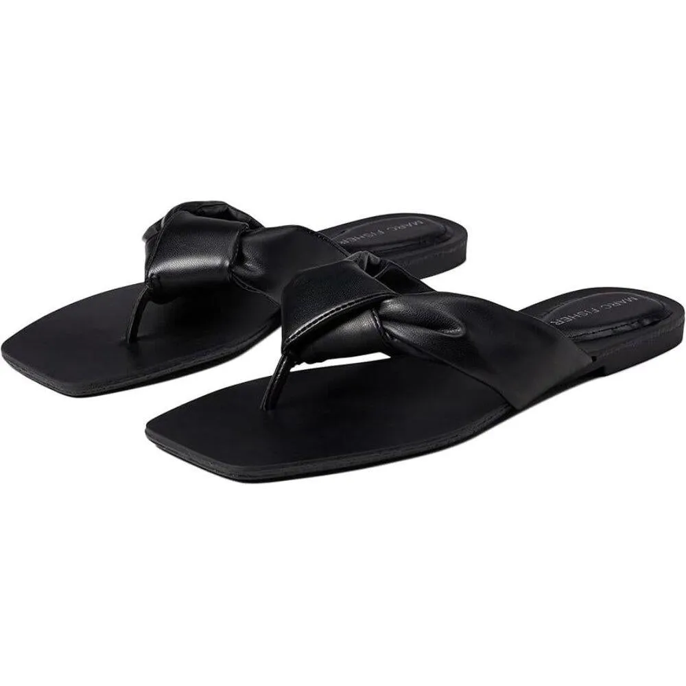 Baler Black Thong Sandals