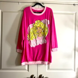 Barbie Dress Sleepwear Pink Nightgown Pajama‎ Size S NEW NWOT