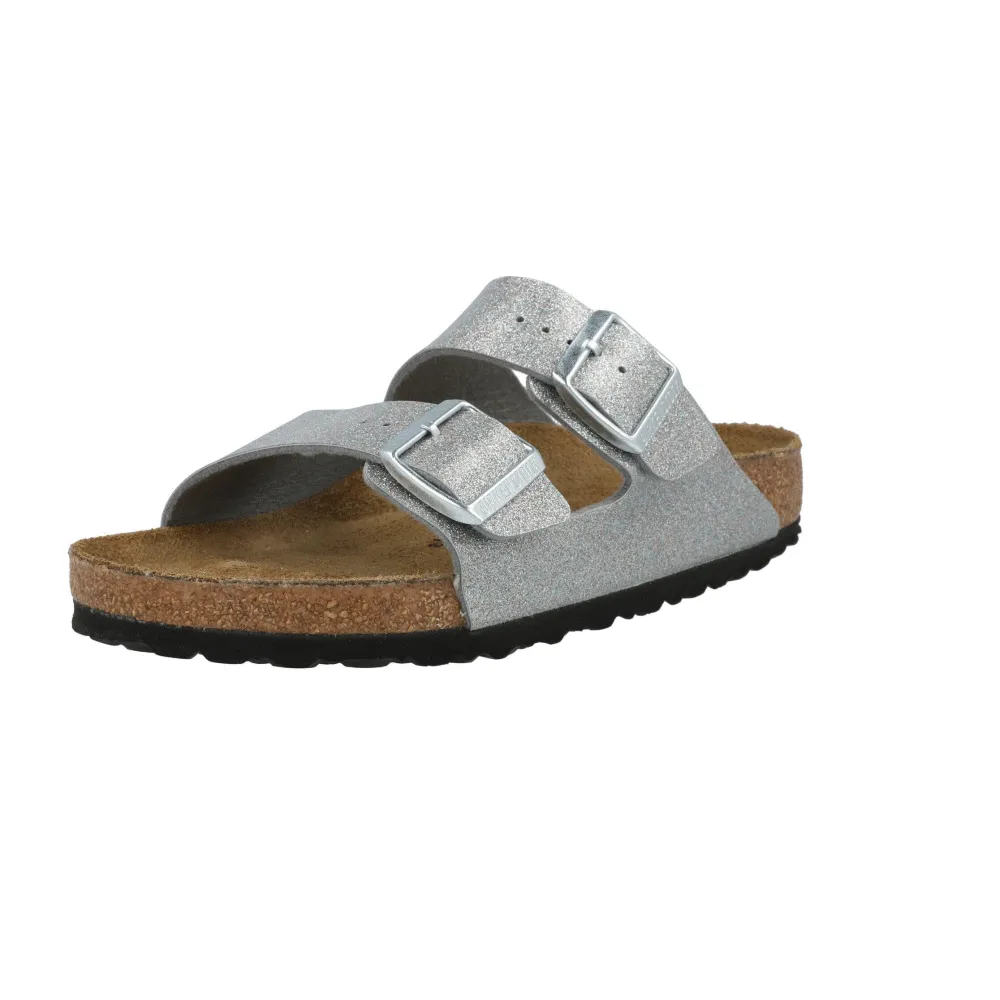 Birkenstock Arizona Kids Sandals Sparkling Light Silver