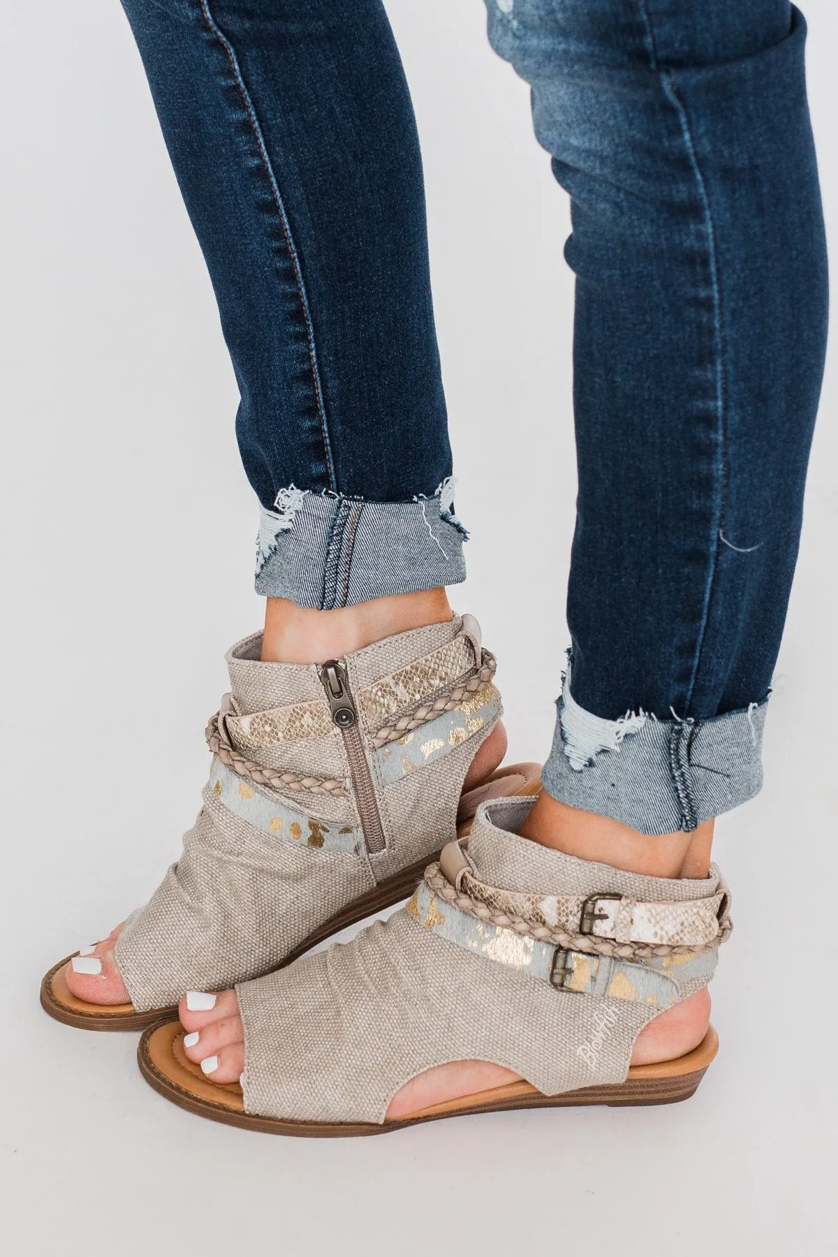 Blowfish Babie Sandals- Light Taupe