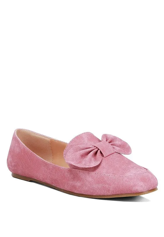 Bow Embellished Loafers