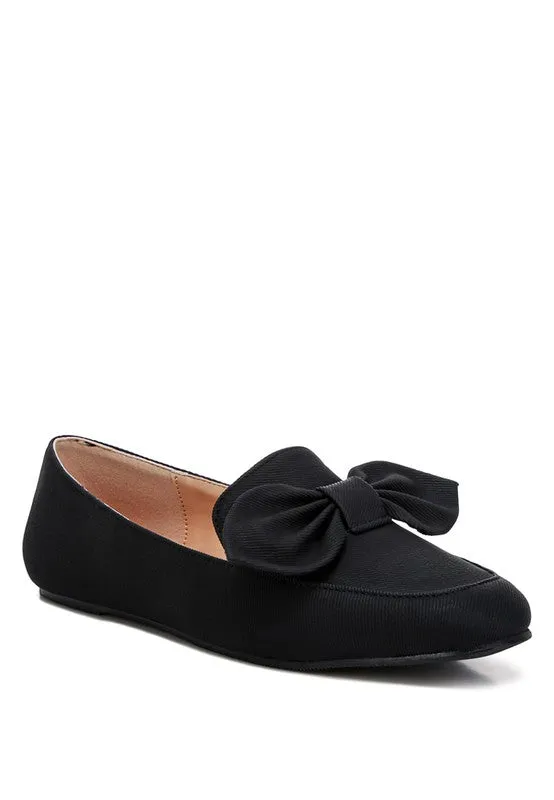 Bow Embellished Loafers