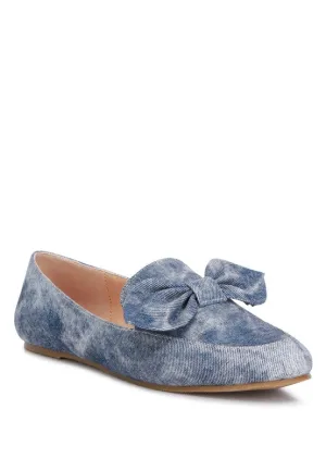 Bow Embellished Loafers
