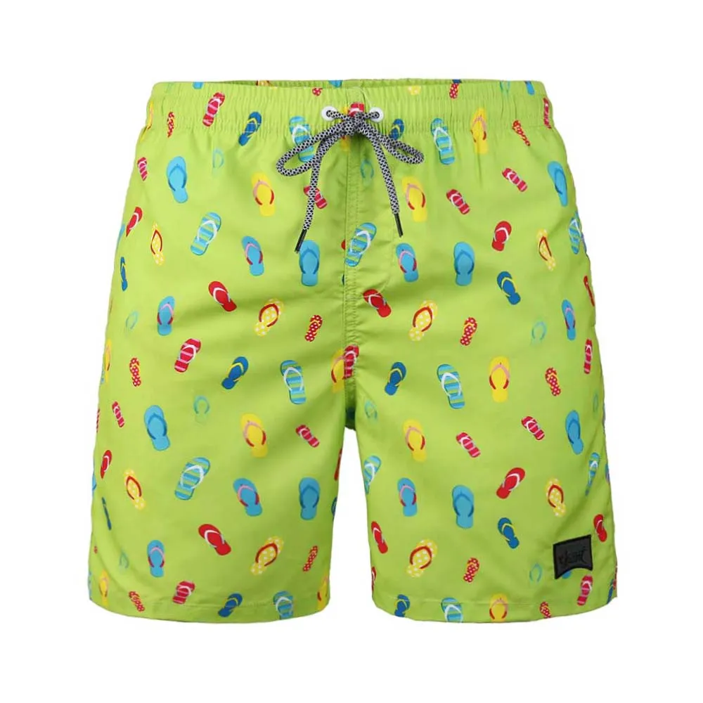 Boy's  Kid  Family  Match  Fast  Dry  Mesh  Lining  Swim  Trunks  Shorts