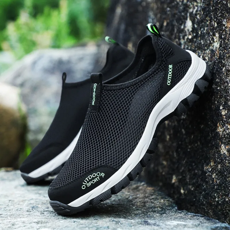 Breathable Air Mesh Flats Trainers Sneakers