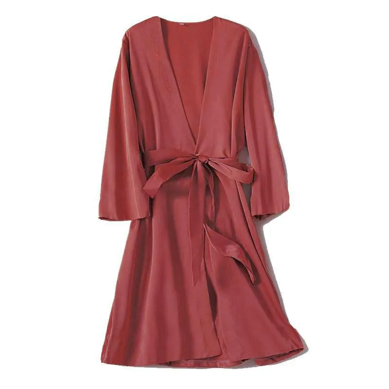 Bridal Satin Lingerie Robe & Nightgown Set