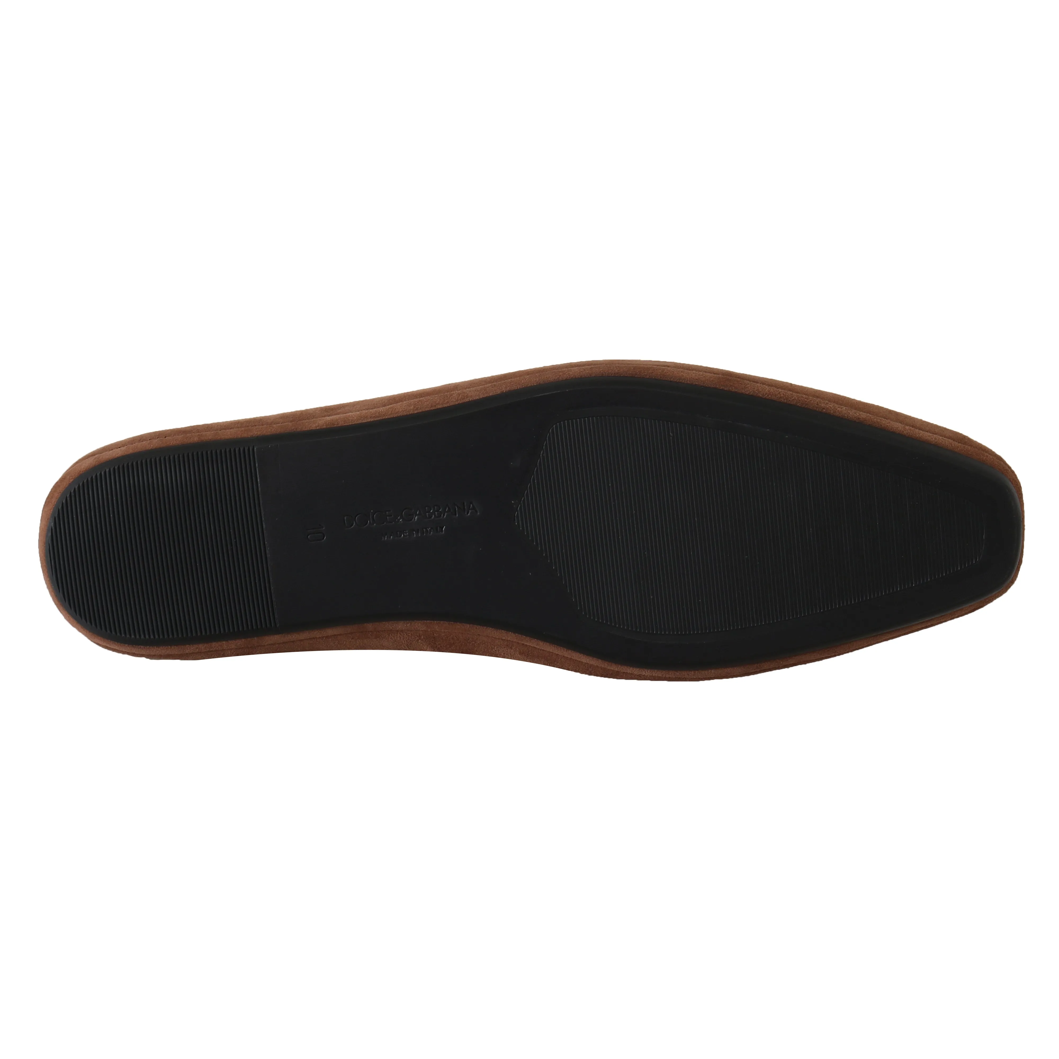 Brown Suede Slides Light Loafers
