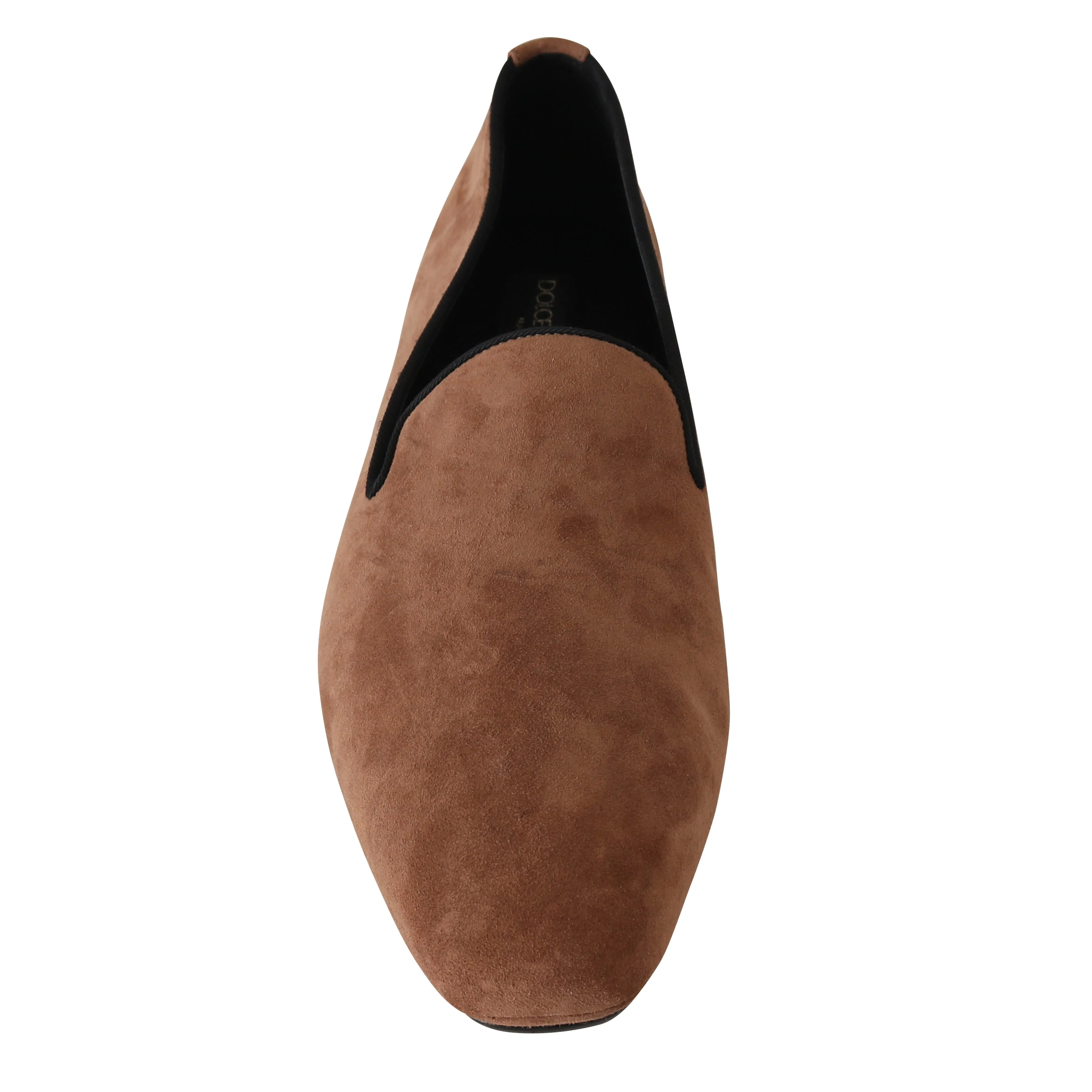 Brown Suede Slides Light Loafers