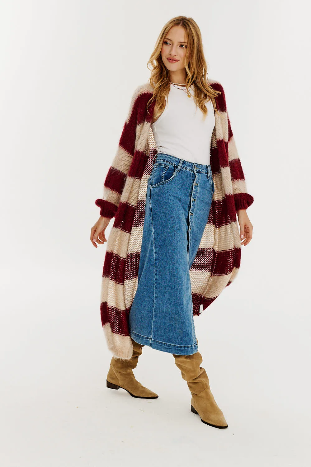By Your Side denim skirt