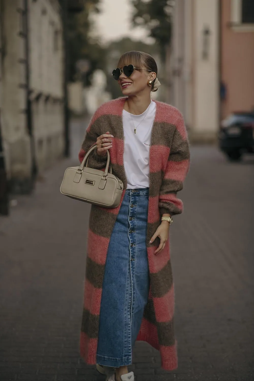 By Your Side denim skirt