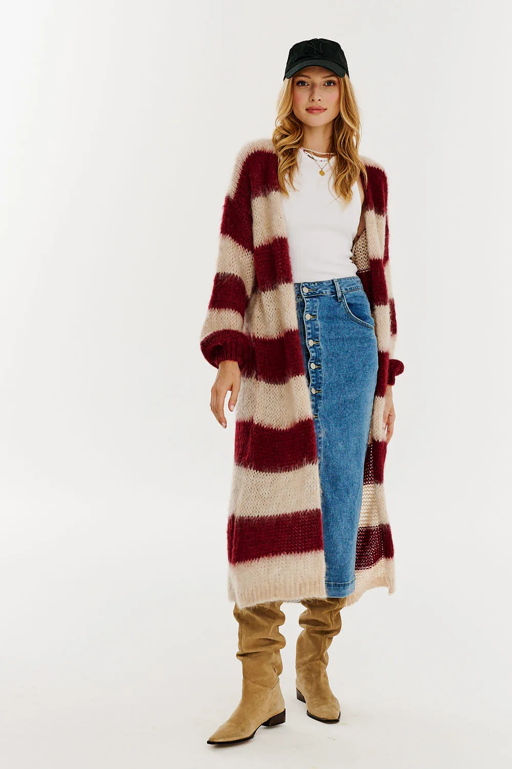 By Your Side denim skirt