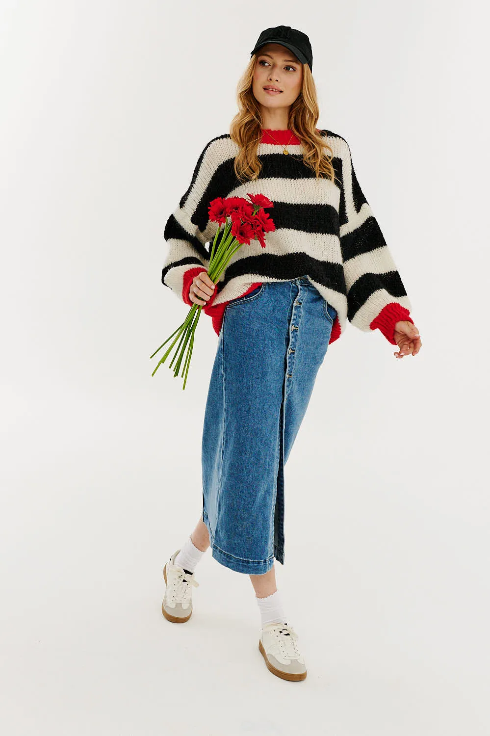 By Your Side denim skirt