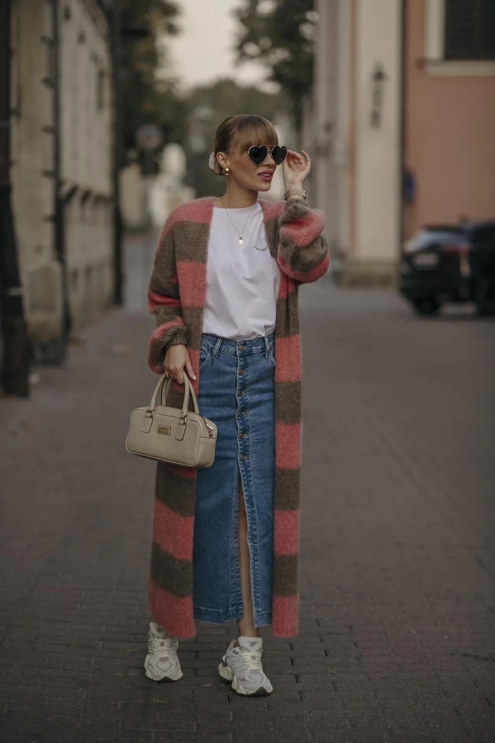 By Your Side denim skirt