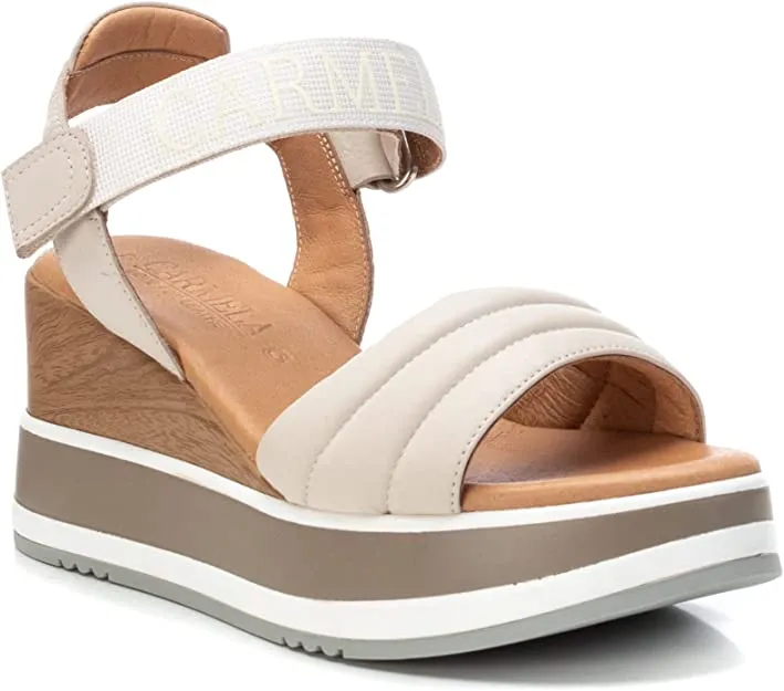 Carmela Cream Platform Sandals