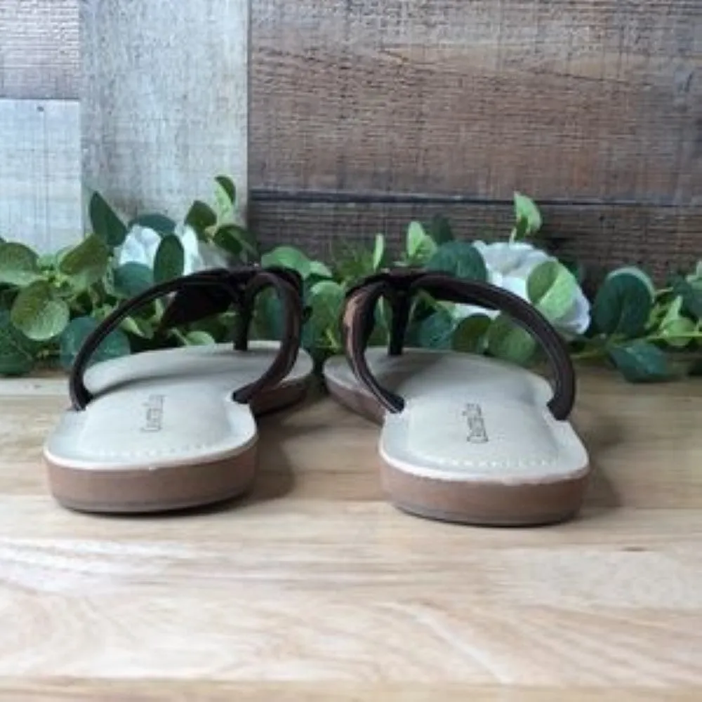 Charter Club Women's Esmaraa Bow Thong Sandals 6.5
