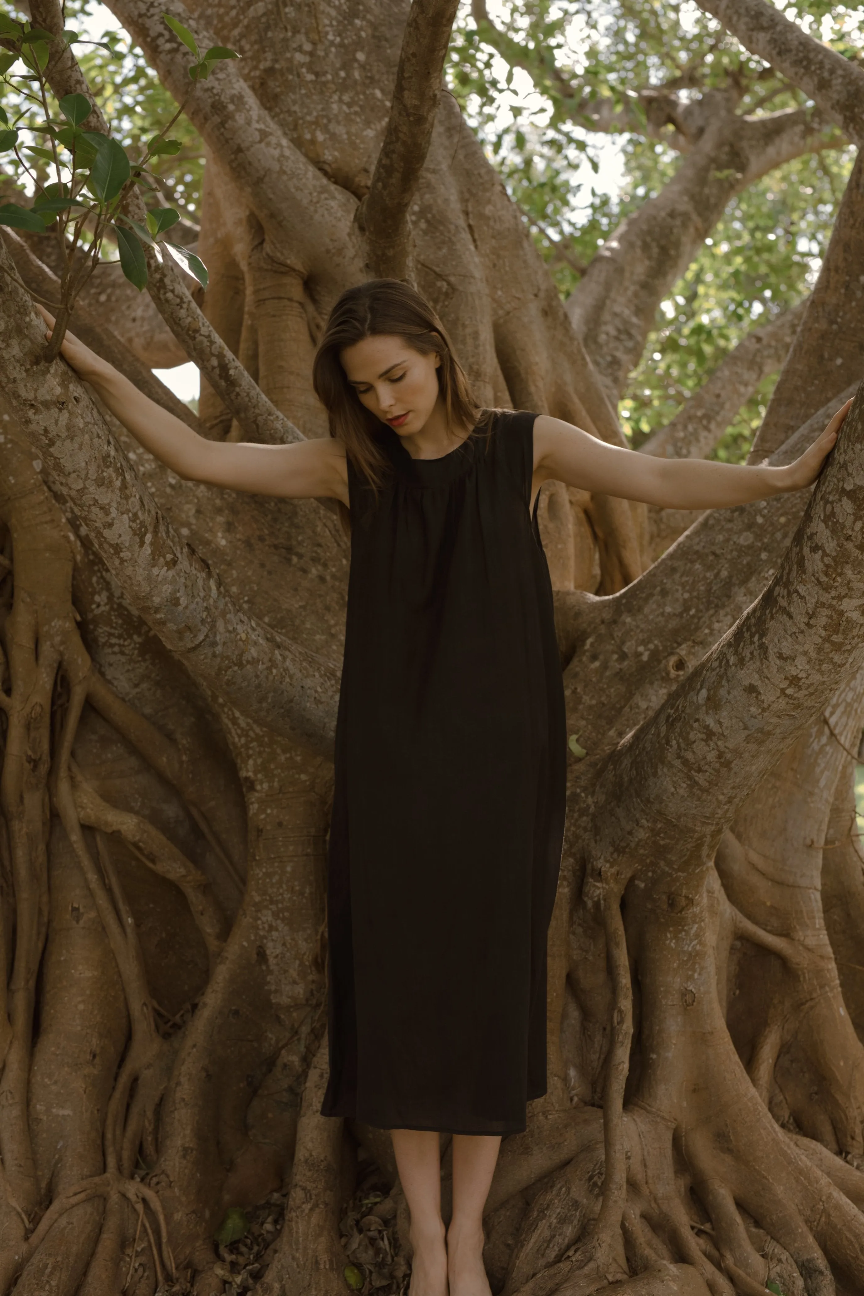 CHLOE NIGHTGOWN HERRINGBONE