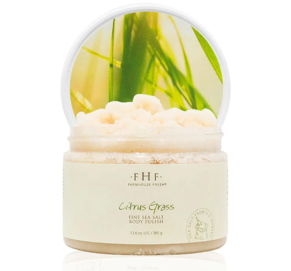 Citrus Grass | Fine Sea Salt Body Polish