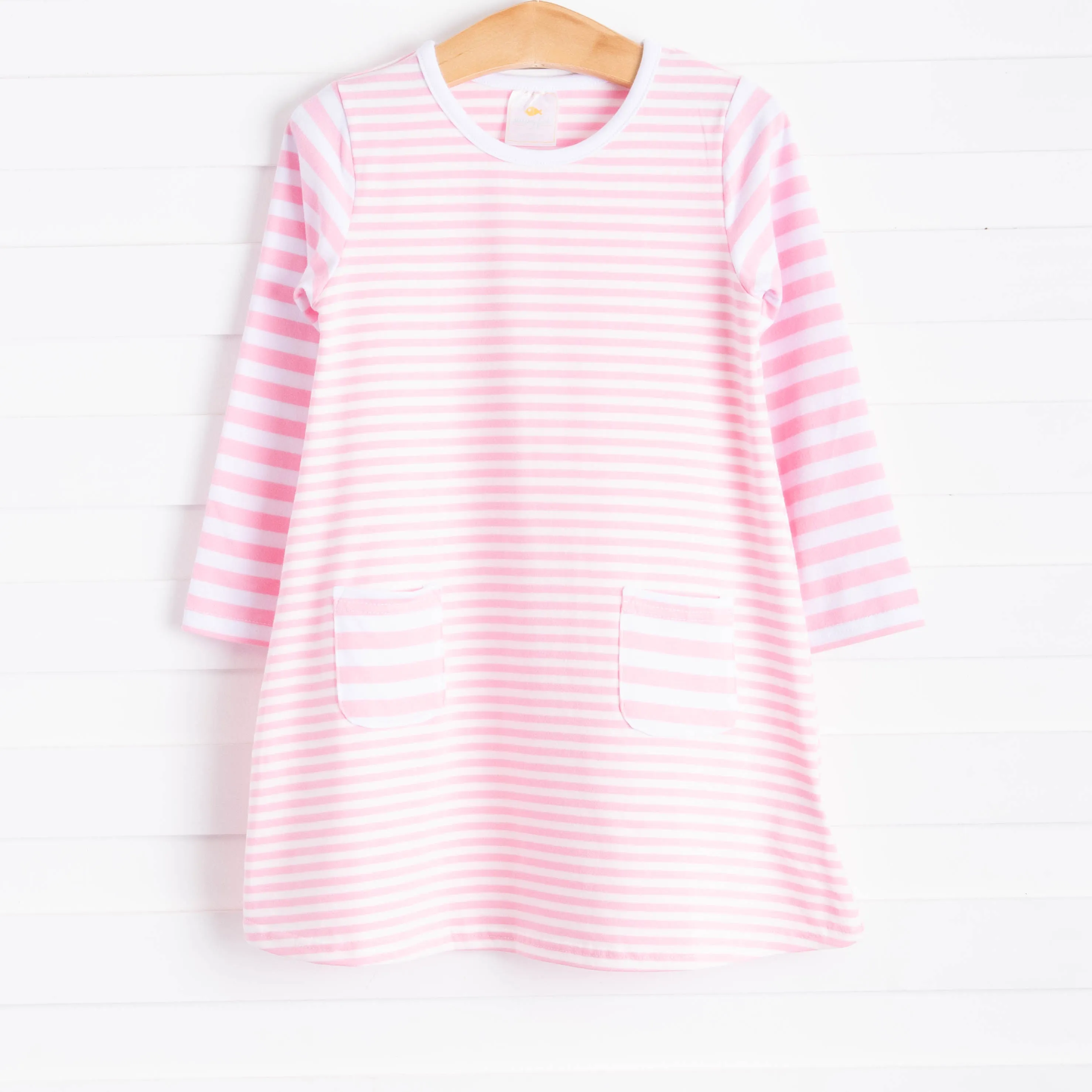 Claire, Pink Stripe Dress